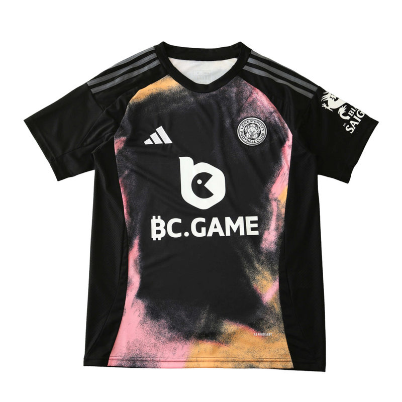 Camiseta de aficionado del Leicester City Away II 24/25 para hombre - Negra