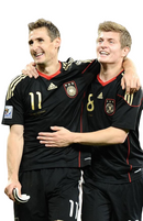 Camiseta Adidas Retro II de visitante de la selección alemana 2010 para hombre (negro)