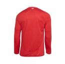 Camiseta Adidas de local internacional para hombre - Manga larga 25/26 - Camiseta de aficionado - Roja