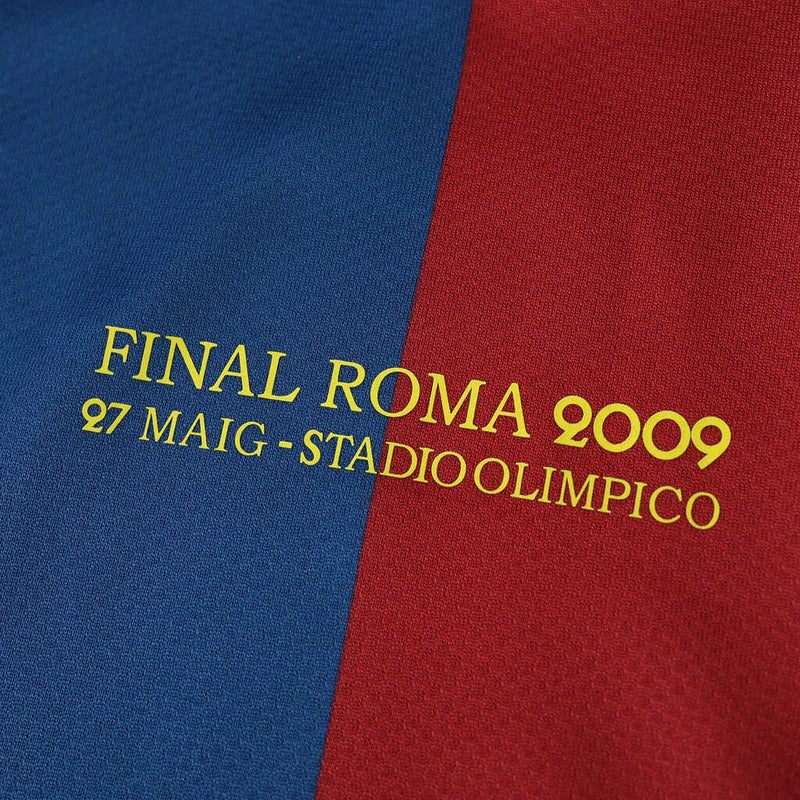 Camiseta retro local del Barcelona 08/09 Nike para hombre - Azul rey y rojo