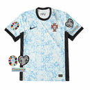 Camiseta de visitante de Portugal II - Camiseta de aficionado para hombre 2024/25 - Blanca