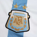 Camiseta retro de local de la selección argentina 2014 para hombre (azul y blanca)