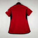 Camiseta Adidas de local del Manchester United 23/24 para mujer - Roja