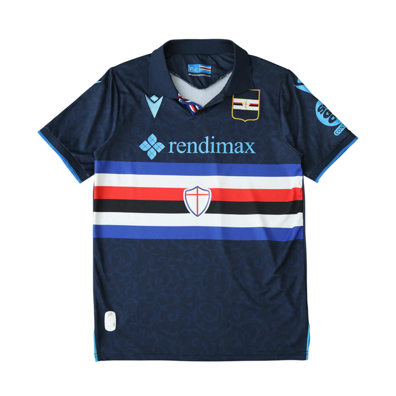 Camiseta de aficionado de la Sampdoria Third Third III 24/25 para hombre - Azul