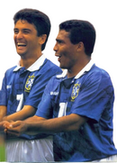 Camiseta retro de visitante de la selección nacional de Brasil de 1994 para hombre - Azul