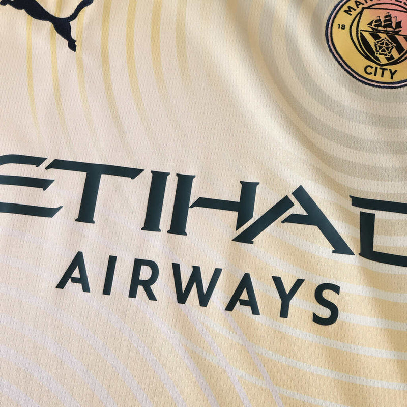 Camiseta de aficionado para hombre del Manchester City Quarda - 4.º IIII 24/25 - Colorida