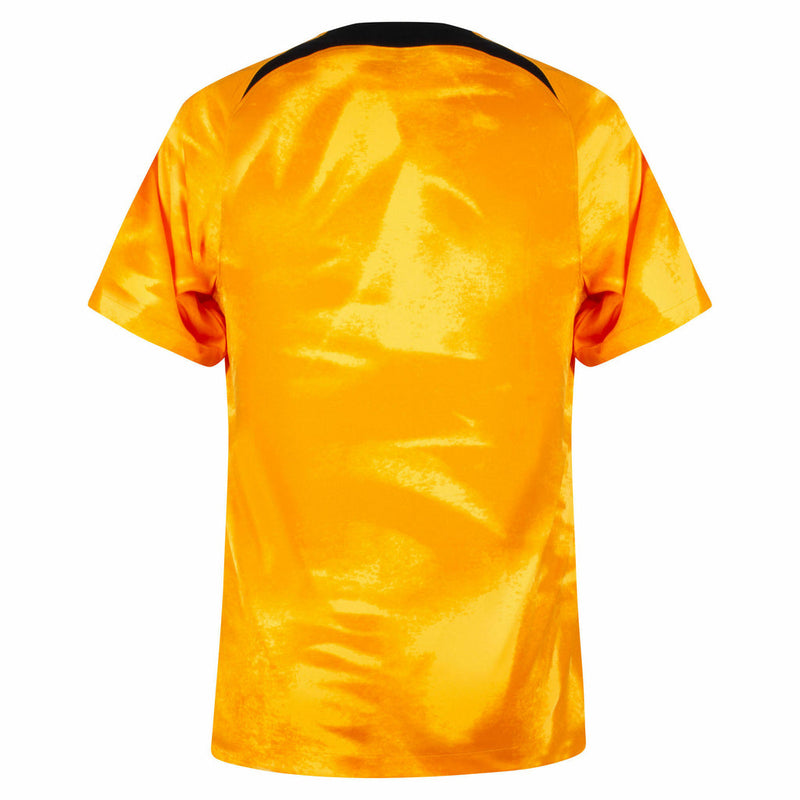Camiseta Nike de aficionado para hombre de la selección nacional de Países Bajos (local 22/23) - Naranja