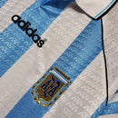 Camiseta retro de la selección argentina 96/97 de Adidas para hombre - Azul y blanco
