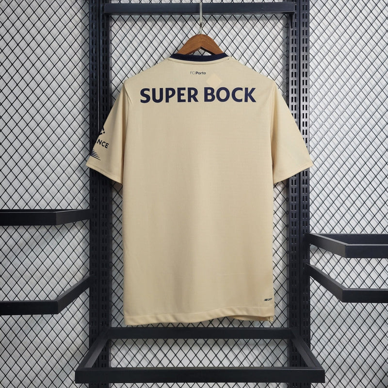 Camiseta de aficionado New Balance Porto II 23/24 para hombre - Beige