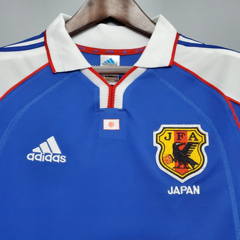 Camiseta retro de local de la selección nacional de Japón 2000 para hombre
