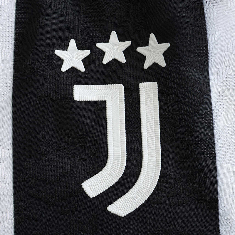 Camiseta local de la Juventus I 24/25 Jugador - Blanco y negro