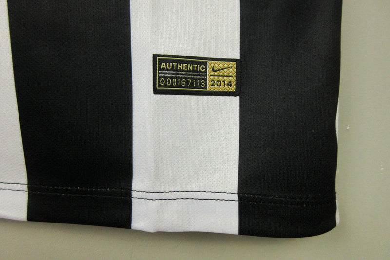 Camiseta de local de la Juventus I Retro 14/15 para hombre - Blanco y negro