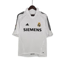 Camiseta retro de aficionado Adidas del Real Madrid 05/06 para hombre - Blanca