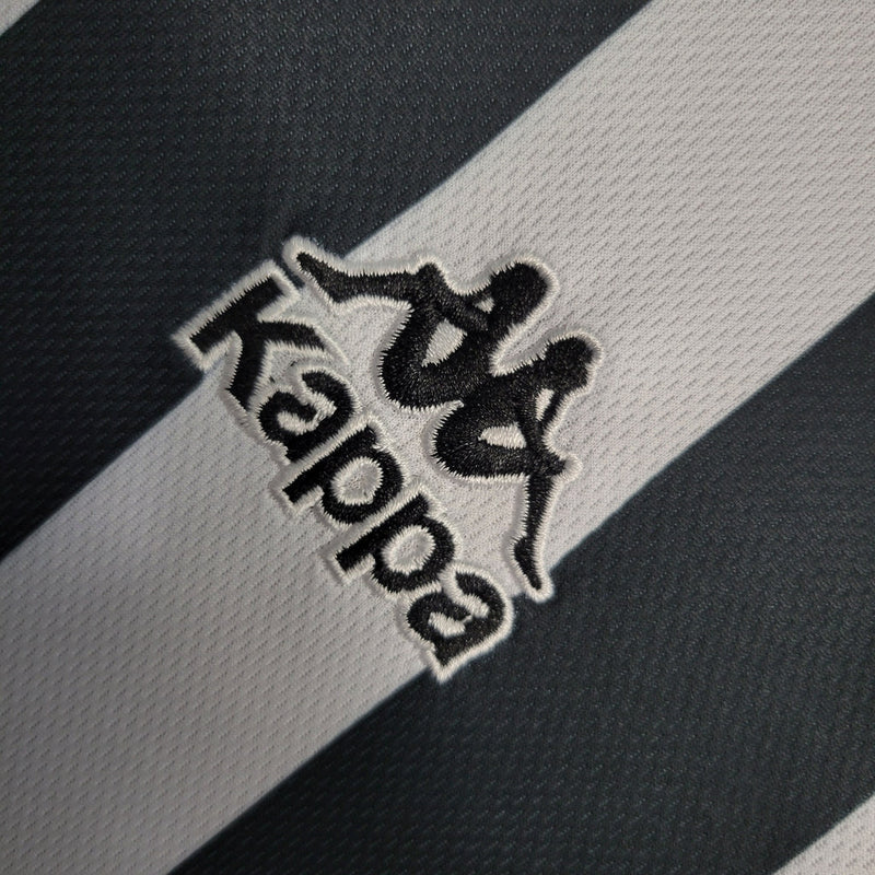 Camiseta retro de local de la Juventus 95/97 para hombre - Blanco y negro
