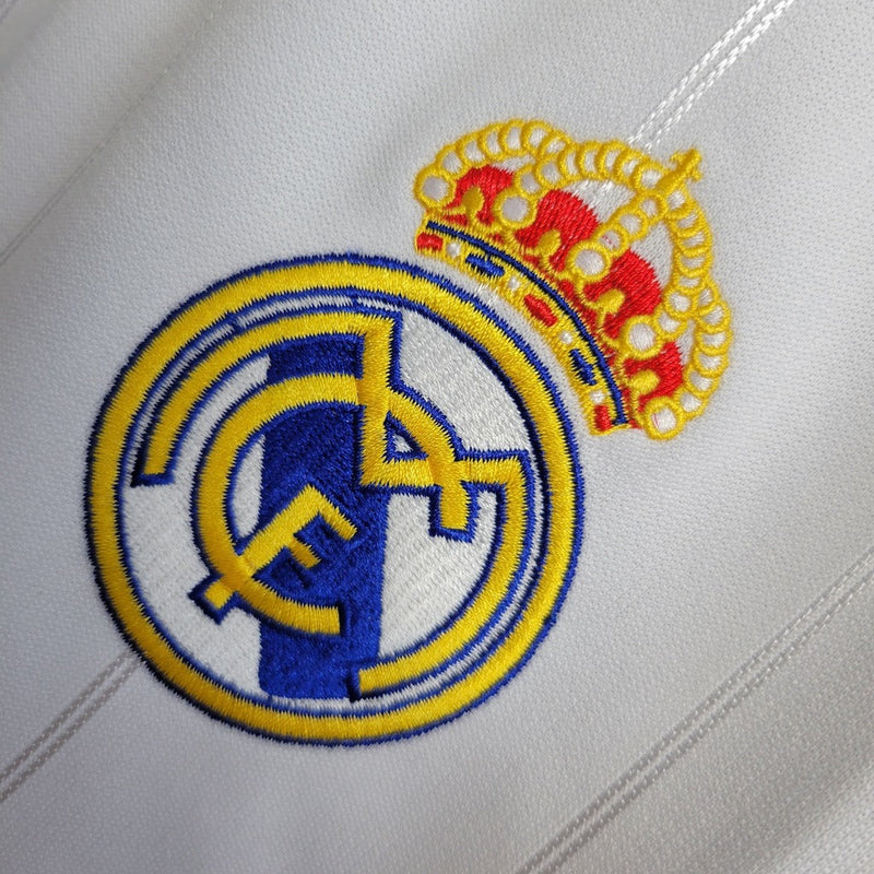 Camiseta retro del Real Madrid 12/13 Adidas Fan para hombre - Blanca