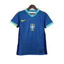 Camiseta de visitante de la selección femenina brasileña 24/25 para aficionados - Azul