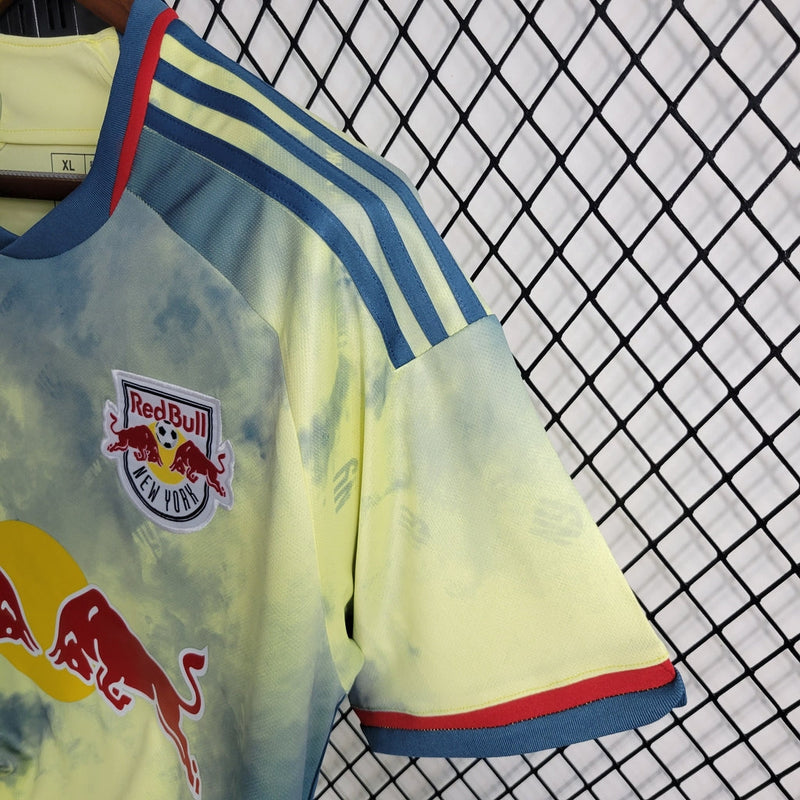 Camiseta Adidas para hombre de aficionado del New York Red Bull Home 23/24 - Colorida