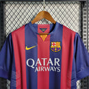 Camiseta retro Nike del Barcelona Home 14/15 para hombre - Azul rey y rojo