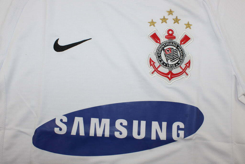 Camiseta retro local del Corinthians 2005 - Blanca