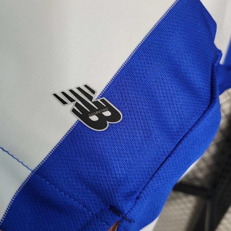 Camiseta de aficionado New Balance Porto Home 23/24 para hombre - Azul y blanco