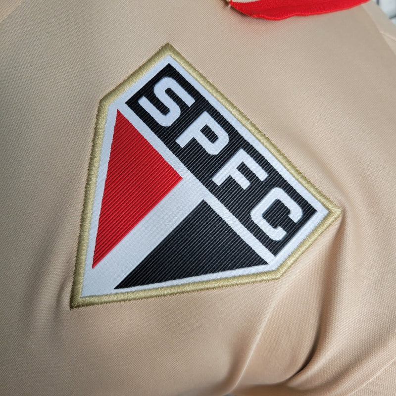 Camiseta Adidas Sao Paulo Travel 23/24 para hombre - Beige
