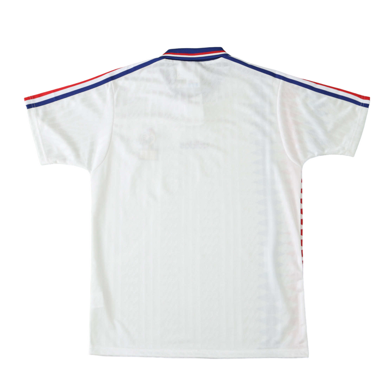 Camiseta de aficionado de Francia Retro Reserve II 1994 para hombre - Blanca