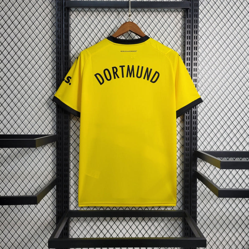Camiseta de aficionado Puma del Borussia Dortmund 23/24 (local) para hombre - Amarilla
