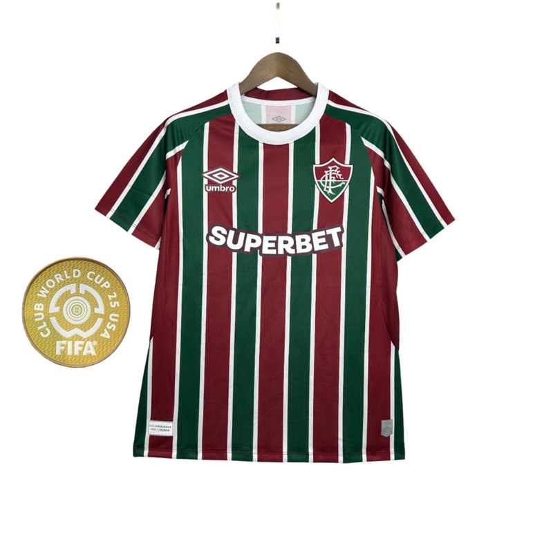 Camiseta de local del Fluminense 25/26 para hombre - Tricolor