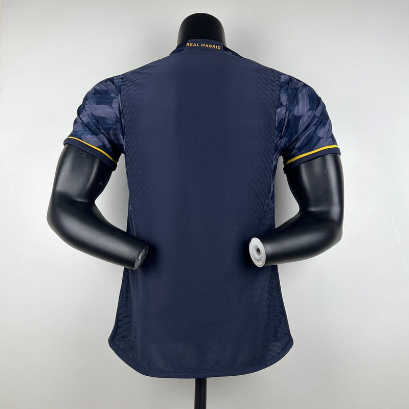 Camiseta Adidas de jugador del Real Madrid Visitante II 23/24 para hombre - Negra