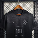 Camiseta negra para aficionado del Borussia Dortmund 23/24 para hombre de Puma