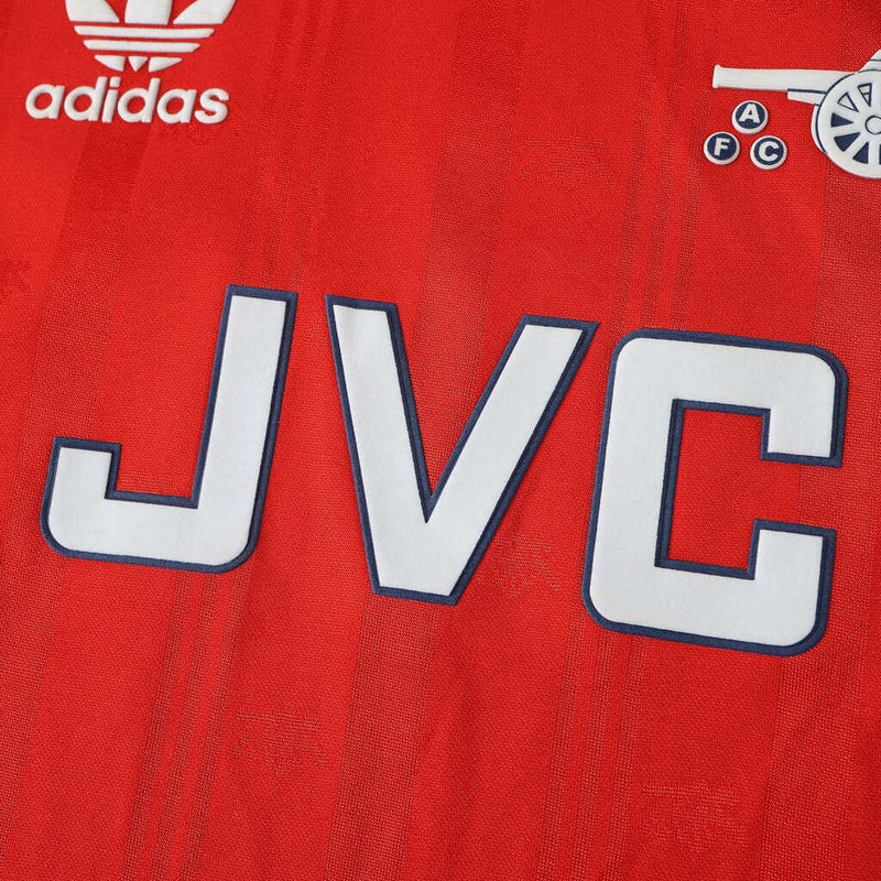Camiseta retro de local del Arsenal 88/89 para hombre - Roja