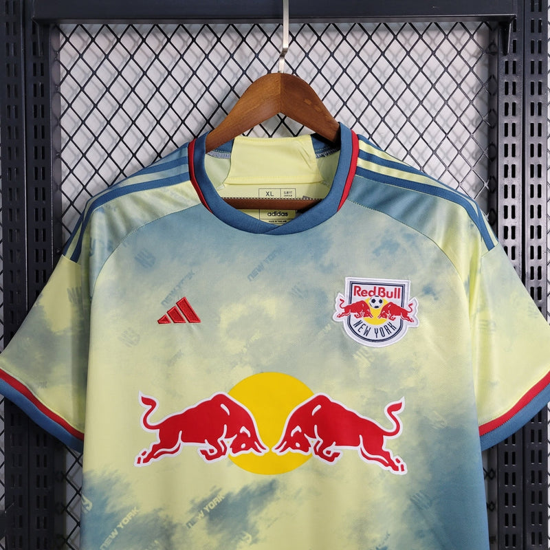 Camiseta Adidas para hombre de aficionado del New York Red Bull Home 23/24 - Colorida
