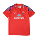 Camiseta retro de aficionado de la Fiorentina 95/96 para hombre - Roja
