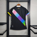 Camiseta de fan del Vasco da Gama LGBT 23/24 Kappa para mujer - Negra y colorida