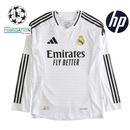 Camiseta de manga larga de jugador del Real Madrid 24/25 para hombre - Blanca