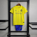 Camiseta y pantalón corto All-Nassr Home I 23/24 para niños - Amarillo