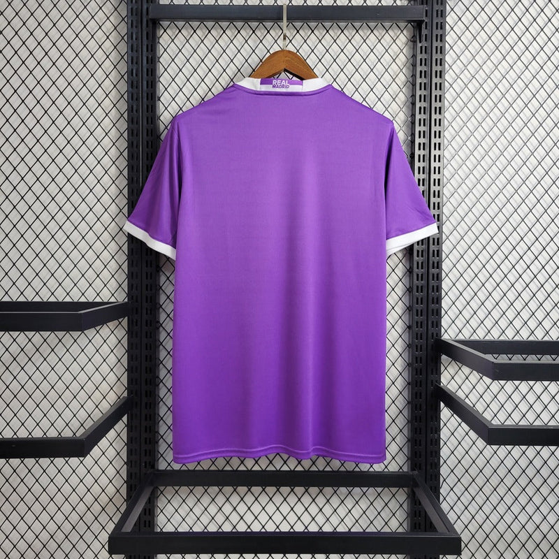Camiseta retro Adidas del Real Madrid III 17/18 para hombre - Morada