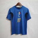 Camiseta retro de local de la selección nacional de Italia de Puma para hombre 2006 - Azul