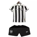 Camiseta y pantalón corto local del Botafogo para niños 24/25 - Blanco y negro