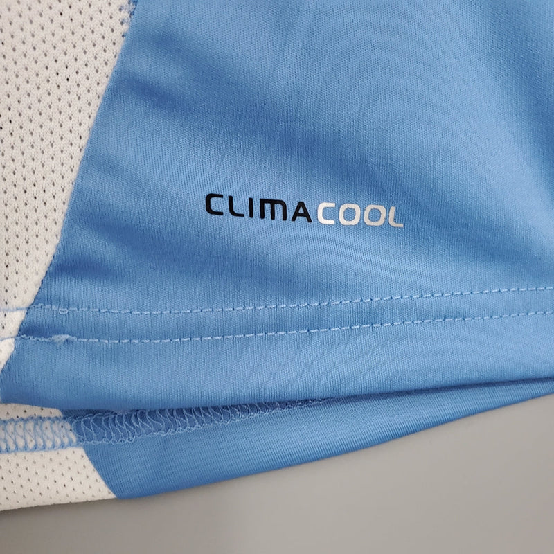 Camiseta retro de la selección argentina 2010 de Adidas para hombre - Blanca y azul