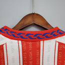 Camiseta retro Adidas para hombre del Atlético de Madrid 95/96 - Roja y blanca