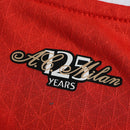 Camiseta de manga larga de jugador del Milan Home 24/25 para hombre - Roja y negra