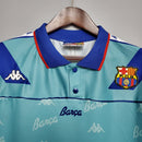 Camiseta retro de visitante del Barcelona 92/95 de Kappa para hombre - Azul