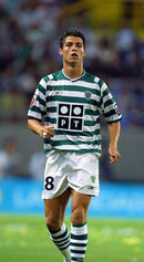 Camiseta retro local del Sporting I 03/04 para hombre - Verde y blanco