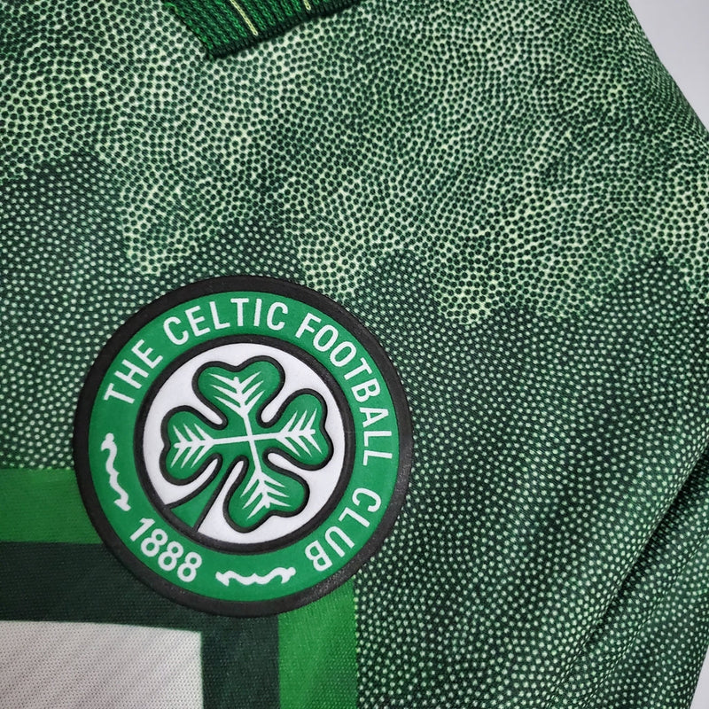 Camiseta retro de aficionado del Celtic 91/92 para hombre - Verde y blanco