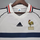 Camiseta Adidas de visitante de Francia Retro II 1998 para hombre - Blanca