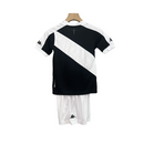 Camiseta y pantalón corto para niños del Vasco Reserva Away II - Negro