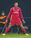 Camiseta retro de manga larga para aficionado Adidas del Real Madrid III 14/15 para hombre - Rosa