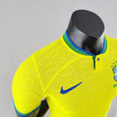 Camiseta Nike de local de la selección brasileña 2022 para hombre - Amarilla