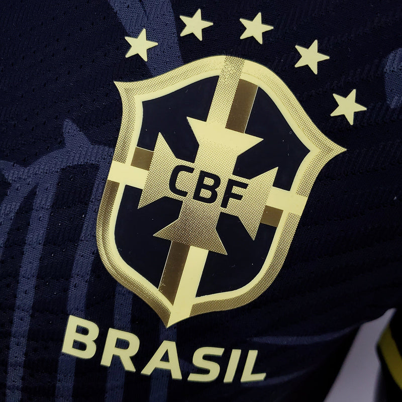 Camiseta Nike de jugador especial del noreste de la selección brasileña para hombre - Negra